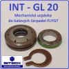 Mechanická ucpávka INT GL 20 náhradní díl na opravu a servis hřídelového těsnění kalového čerpadla Flygt