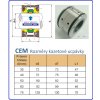 mechanická ucpávka do čerpadel WILO a EMU CEM výkres + rozměry