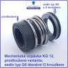 Mechanická ucpávka upchávka prodloužená KG1 MG1 sedlo G6 carbid SC SiC EPDM