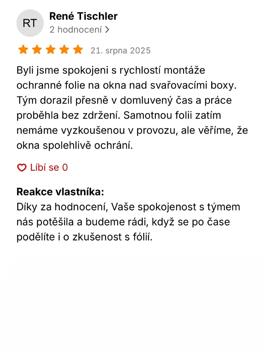 hodnocení