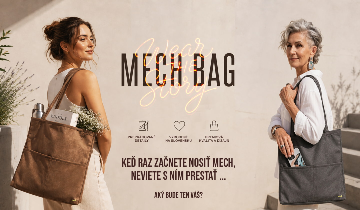Keď raz začnete nosiť mech, neviete s ním prestať - dizajnové tašky vyrobené na Slovensku