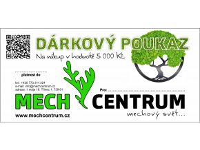 darkovy poukaz Mechcentrum 5000 kc