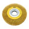 Kruhový drátěný kartáč 200 - mosazný