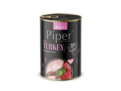 Krůtí a brokolicí, konzerva pro psy 400 g
