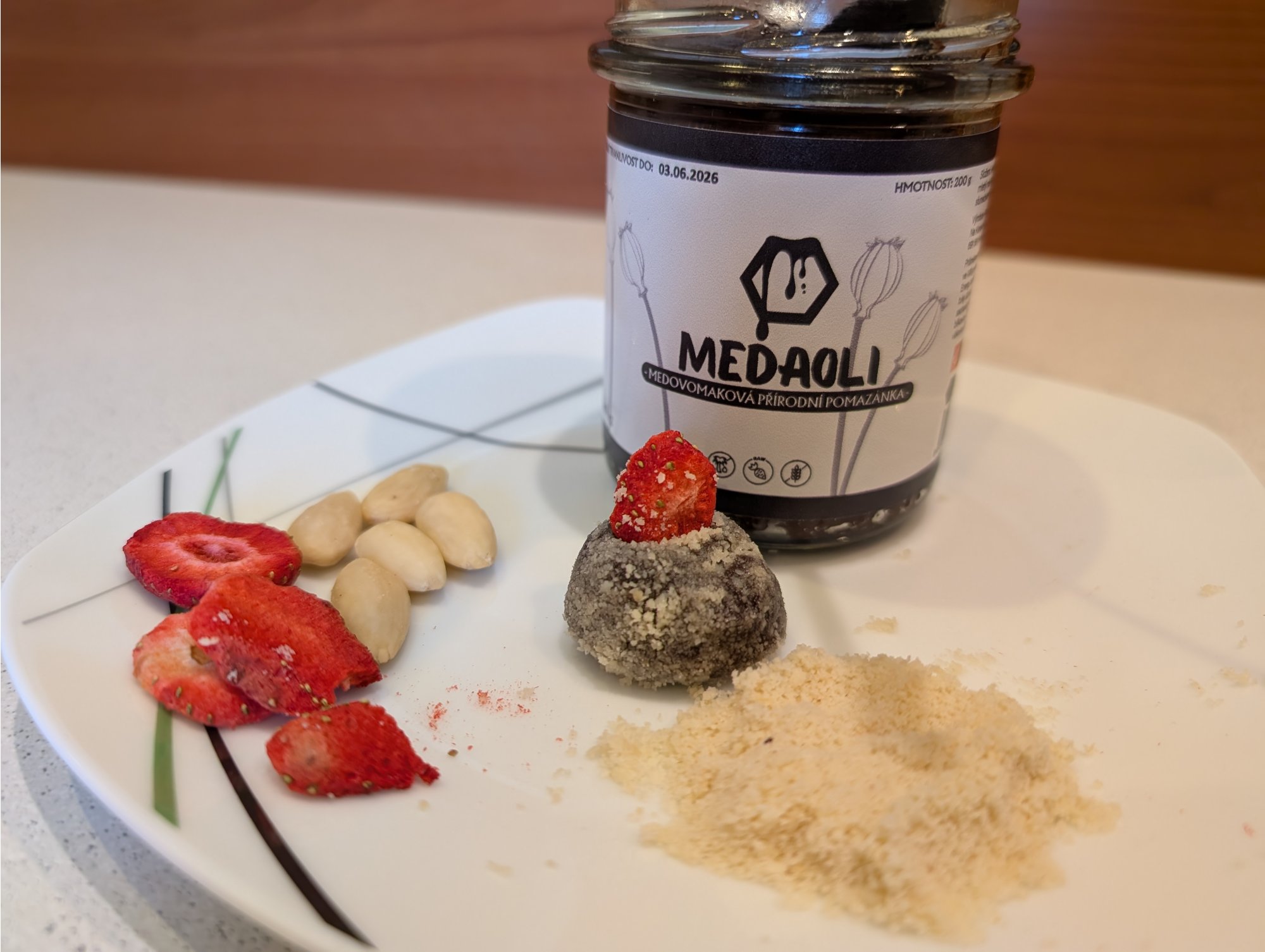 Kuličky z Medovo makové pomazánky