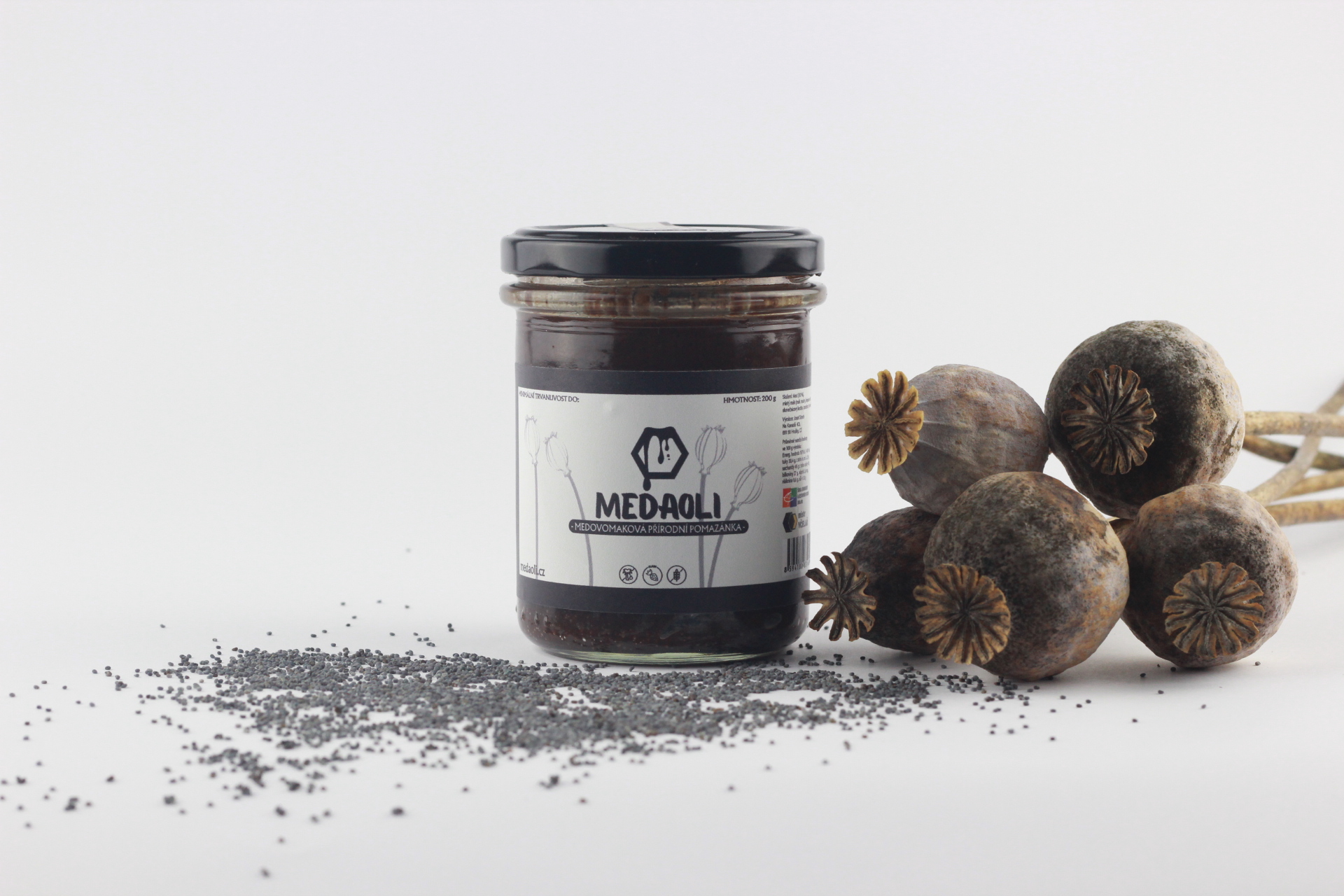 Maková medová pomazánka Medaoli