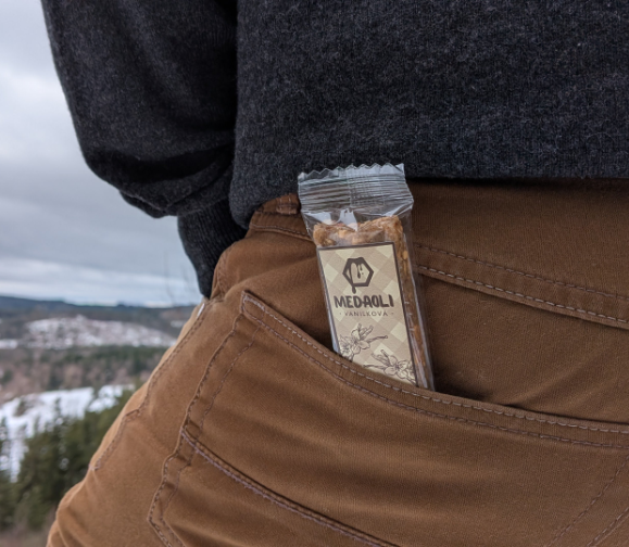 Medová vanilková energetická tyčinka Medaoli