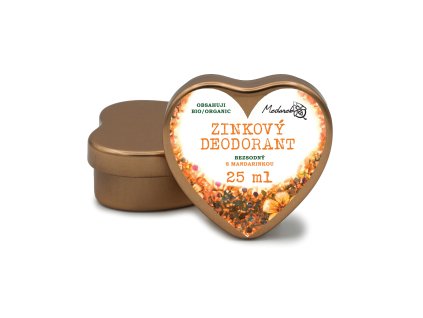 Zinkový deodorant mandarinka 25 ml měď Medarek