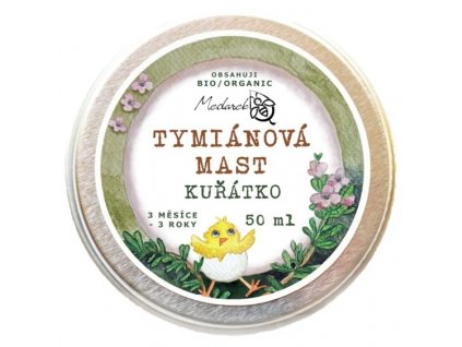 Tymiánová mast Kuřátko 50 ml Medarek