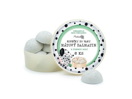 Kopečky do vany Mátový dalmatin 8 ks