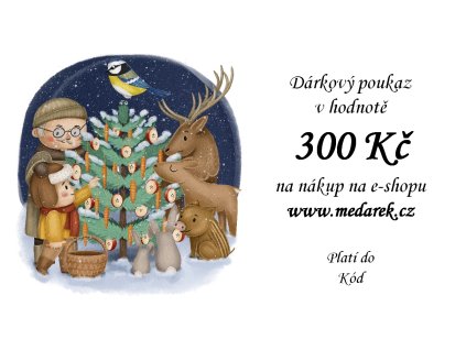 Dárkový poukaz Vánoce 2