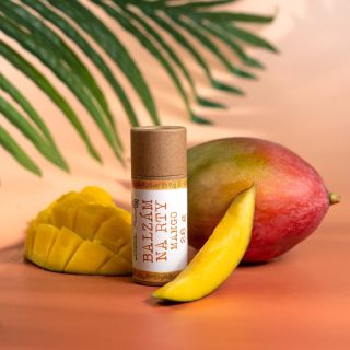 Novinka mango! 🥭 Nový balzám na rty s mangovým máslem a vůní manga 🥭 Protože mangové máslo téměř nevoní, mangovou vůni...