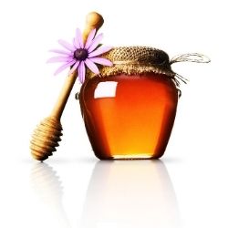 Himalaya-Bienen und roter halluzinogener Honig