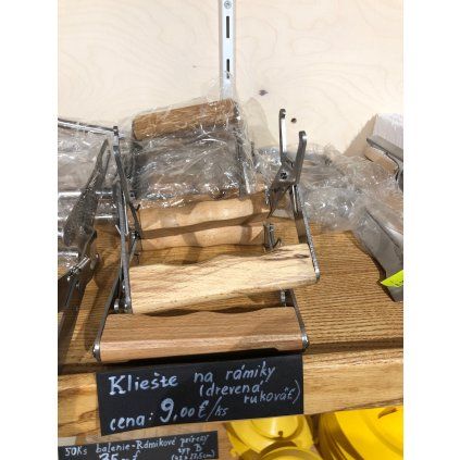 Kliešte na rámiky s drevenou rukoväťou