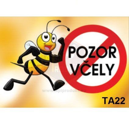 Tabuľa na predaj medu, veľkosť M - vzor TA22