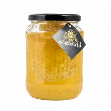 Agátový med s medovým plástom | Medáreň