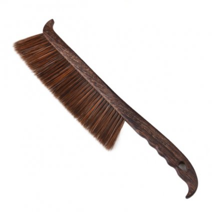 Metlička s prírodným vlasom 2-radová dlhá, drevená rúčka, BEE