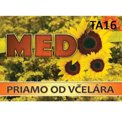 Tabuľa na predaj medu, veľkosť M - vzor TA16