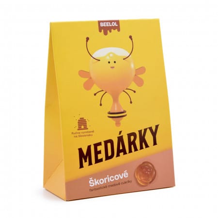 E-shop Beelol Medové cukríky so škoricou 70g (eko balenie)