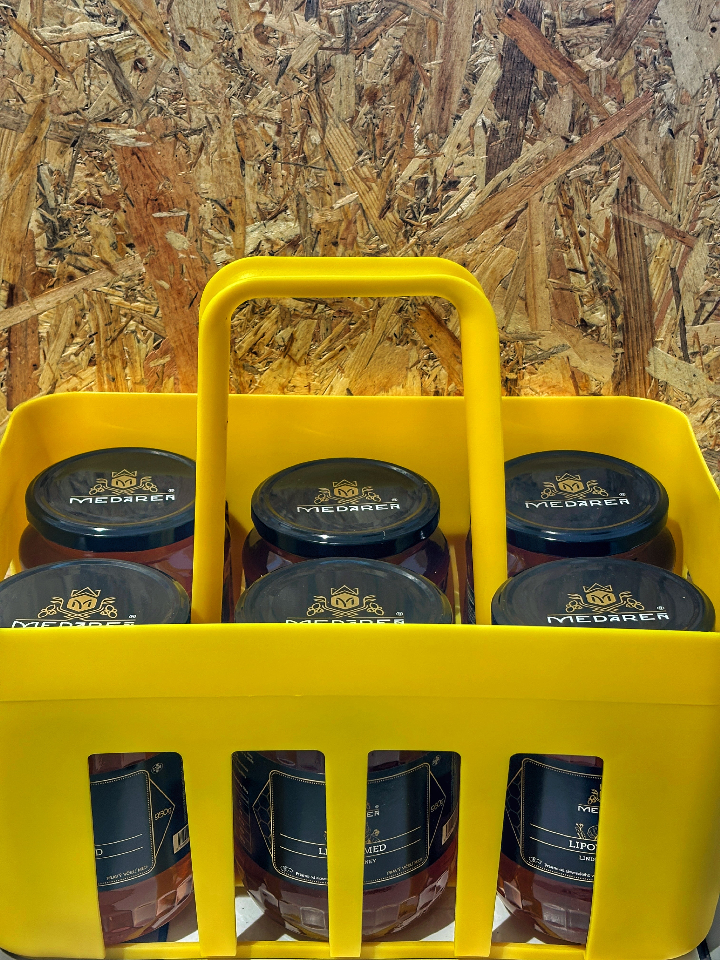 MEDÁREŇ Prepravka na 6ks pohárov