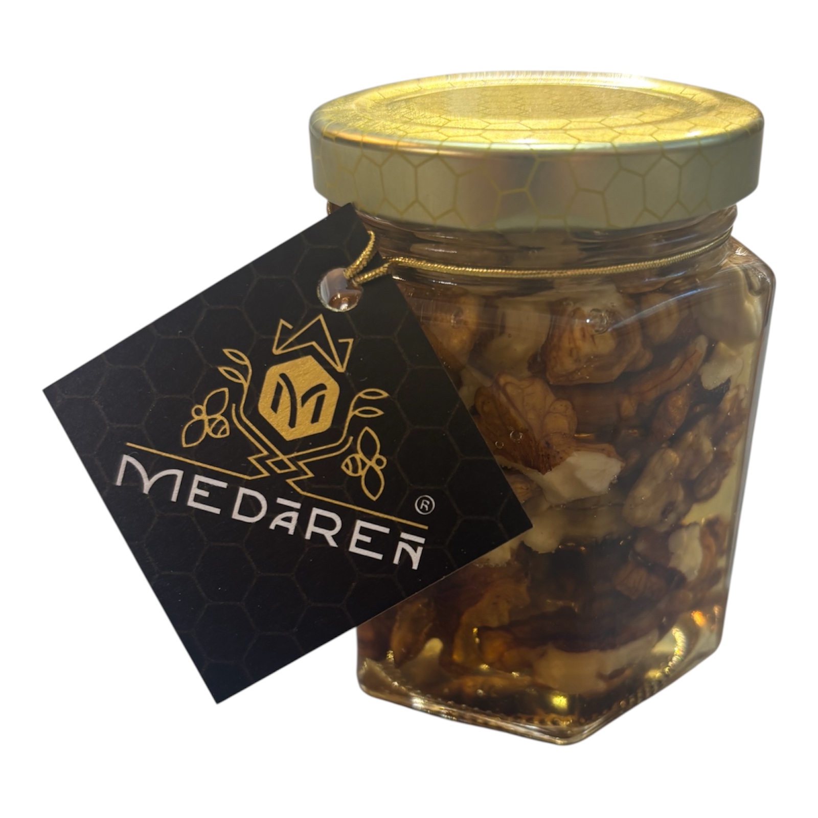 E-shop MEDÁREŇ Vlašské orechy v agátovom mede 370g