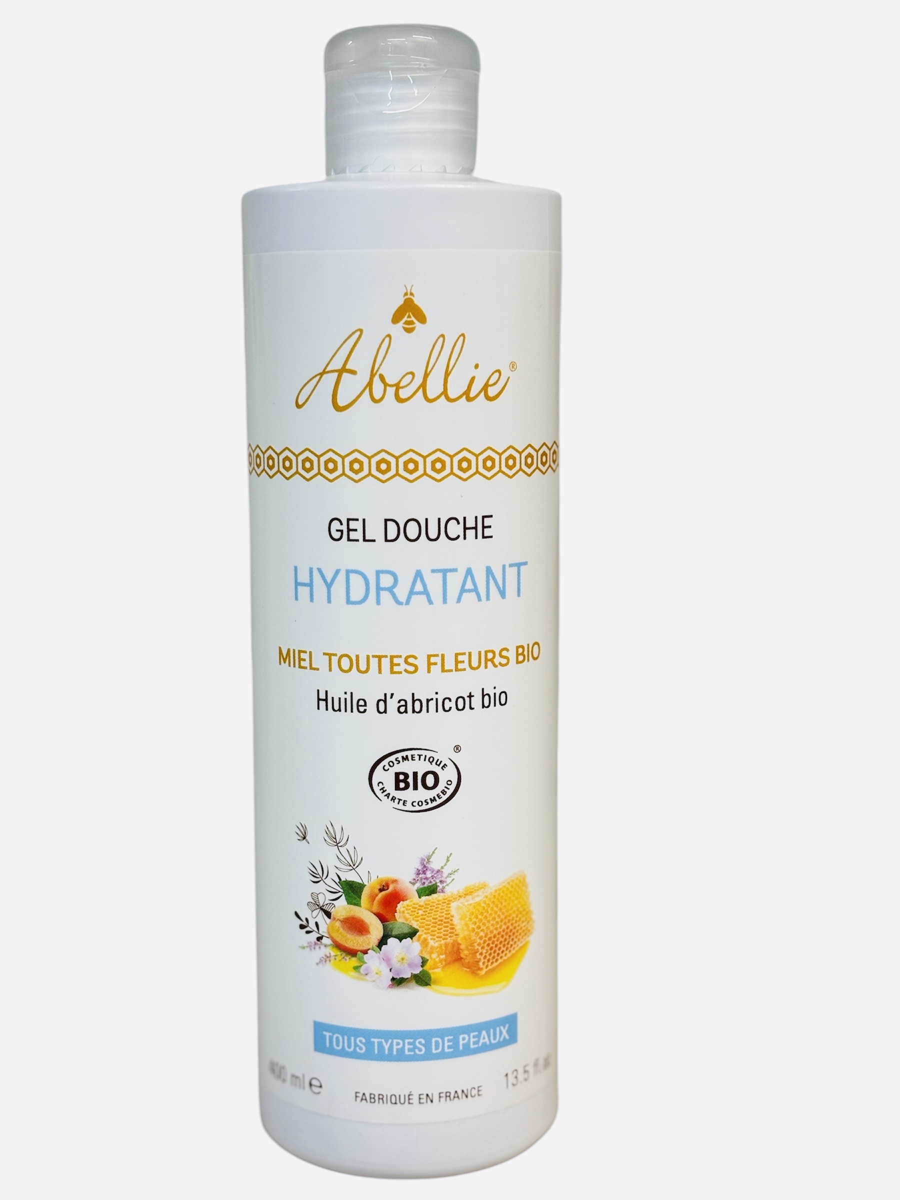 E-shop Abellie Organický hydratačný sprchový gél s marhuľovým olejom 400ml