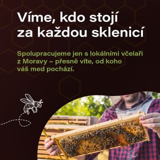 Chcete vědět od kterého včelaře pochází Váš med? Pak je med od nás ten pravý pro Vás.