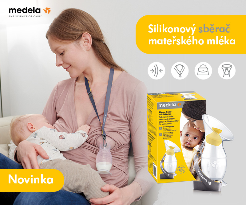 Medela Silikonový sběrač mateřského mléka novinka