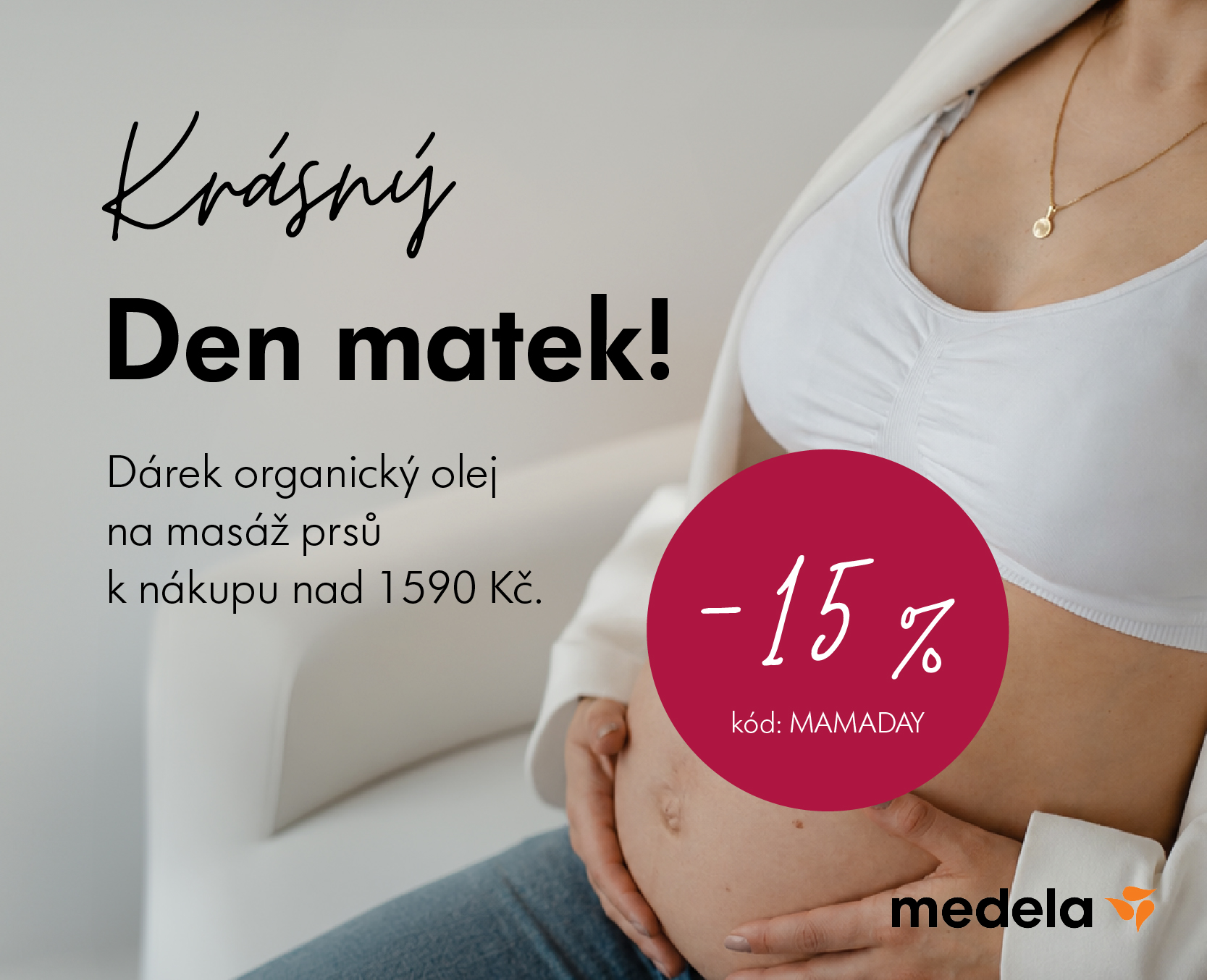 Mobilní banner na akci na Den matek 2026