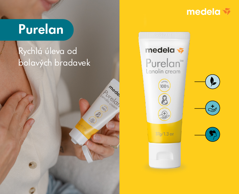 Rychlá úleva od bolavých bradavek