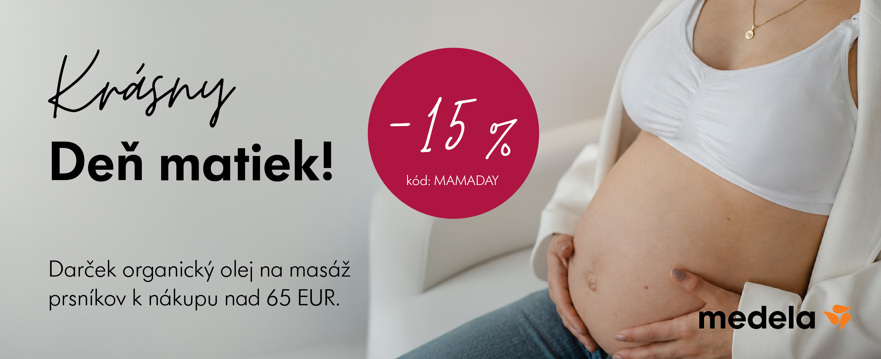 Webový banner na akciu na Deň matiek 2026