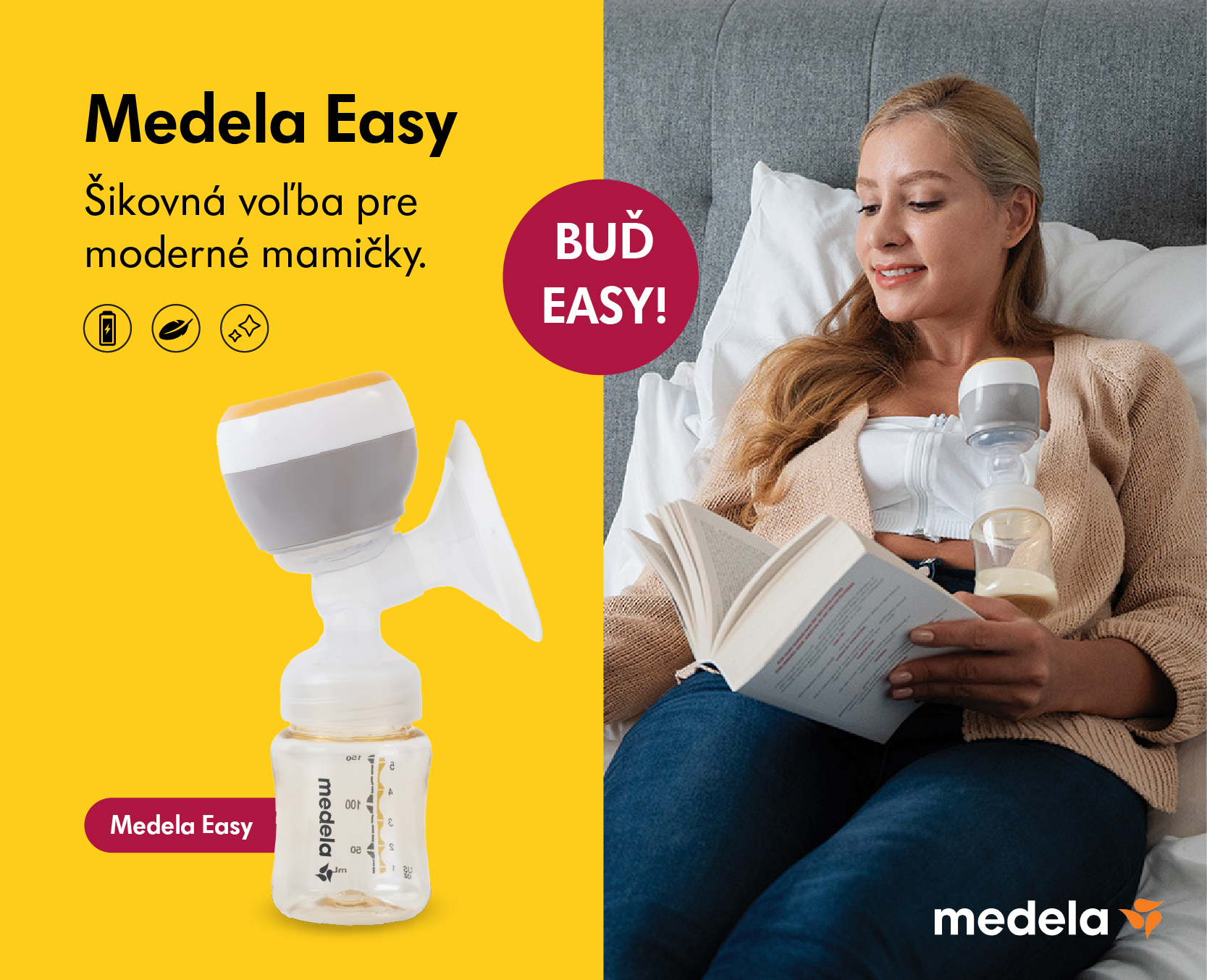 Novinka Medela Easy banner na mobil