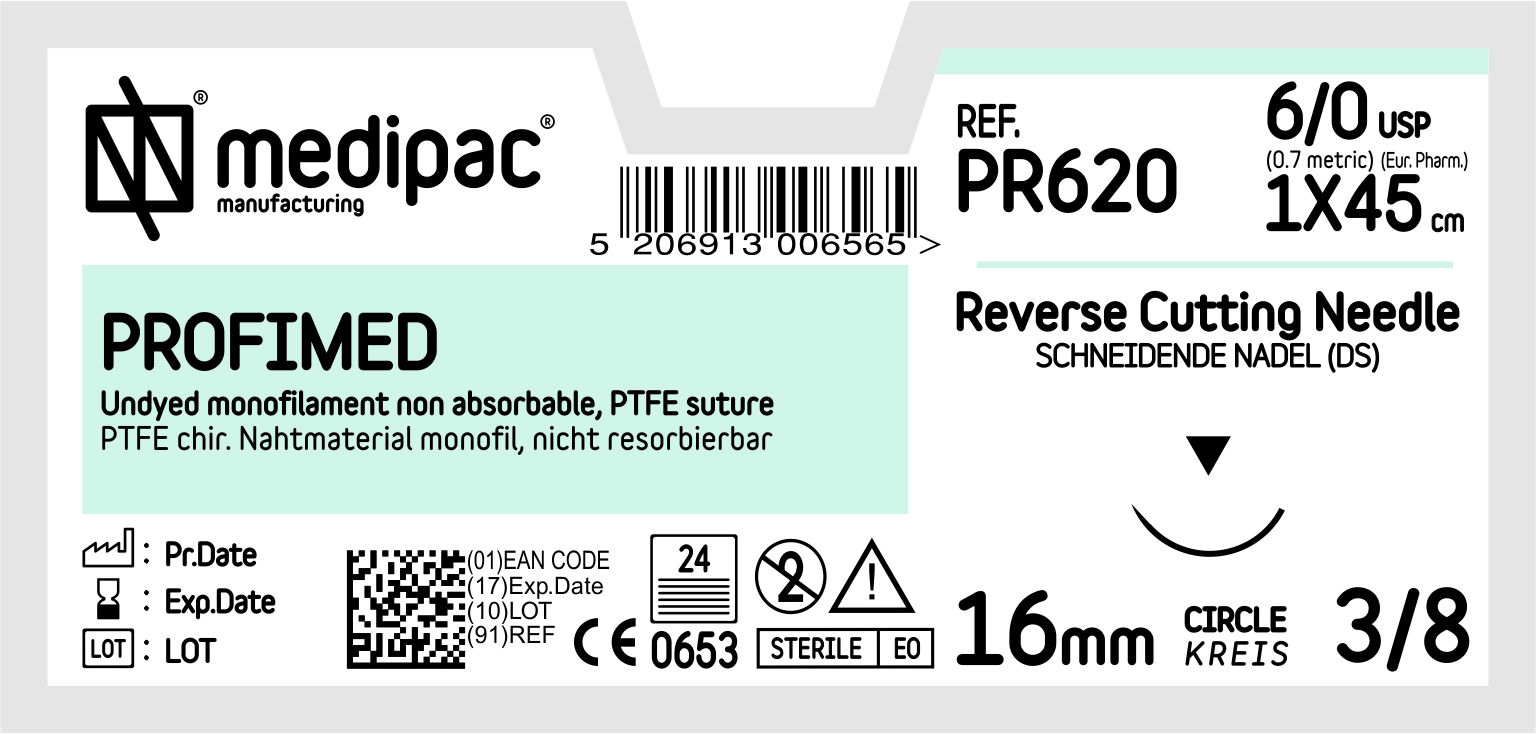 Chirurgické šití Profimed PTFE