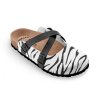 FORcare - Dámské pantofle, 101066 potisk - zebra (Velikost 42)