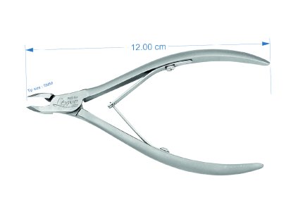 Lexwo kleště na kůži 12cm, 5mm - typ R03-5 MAT