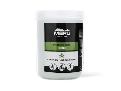 Meru regenerační masážní krém CBD a Konopí 1000ml