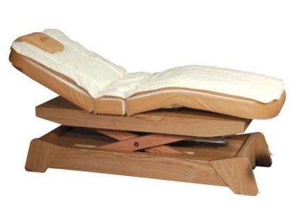 Luxusní lehátko 208 - světlá konstrukce - 70cm
