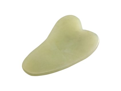Kámen Jadeit pro masáž obličeje Gua Sha