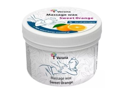 Verana masážní vosk Sladký pomeranč 450g