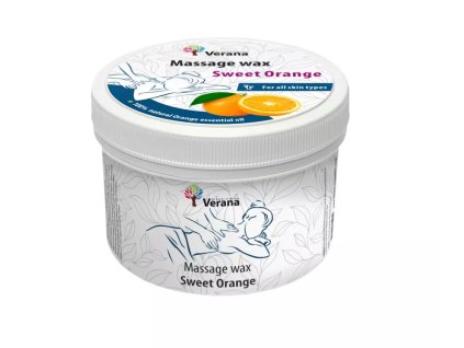 Verana masážní vosk Sladký pomeranč 200g