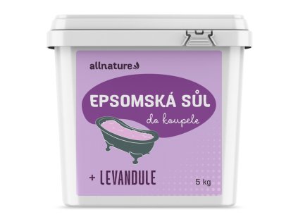 Allnature Epsomská sůl Levandule 5kg