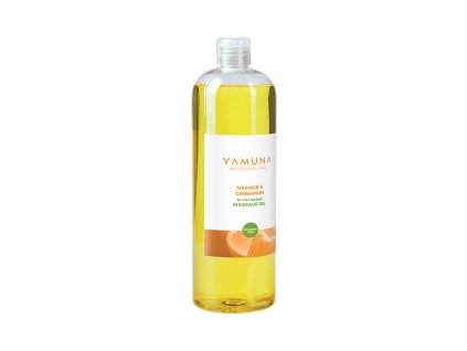 Yamuna masážní olej Pomeranč a skořice 1000ml