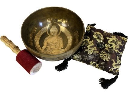 Tibetská zpívající miska - Buddha 19cm