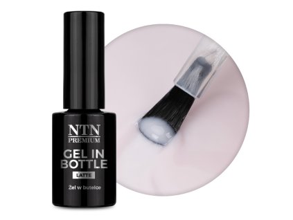 zel budujacy w butelce z pedzelkiem gel in bottle limited edition ntn premium latte 7g