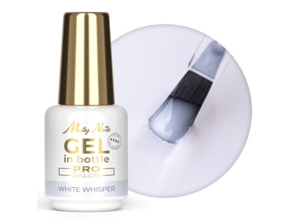 zel budujacy w butelce z pedzelkiem gel in bottle molly nails pro salon white whisper hemadi hema free 15g