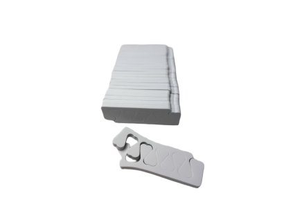 Pěnový separátor bílý ekonomické balení - 25párů