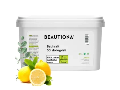 Beautiona koupelová sůl eukalyptus - citrón 2,5 kg 1