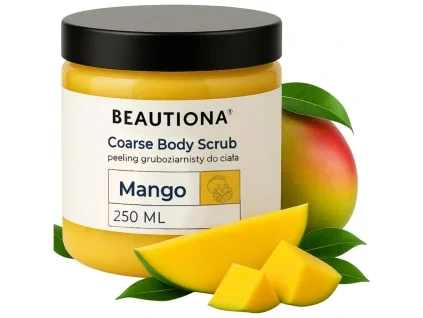 Beautiona hrubý cukrový peeling Mango 250ml