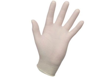Jednorázové rukavice latexové nepudrované velikost M - 100ks