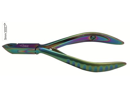 Lexwo kleště na kůži 10cm, 5mm - typ 138-5, multibarevné
